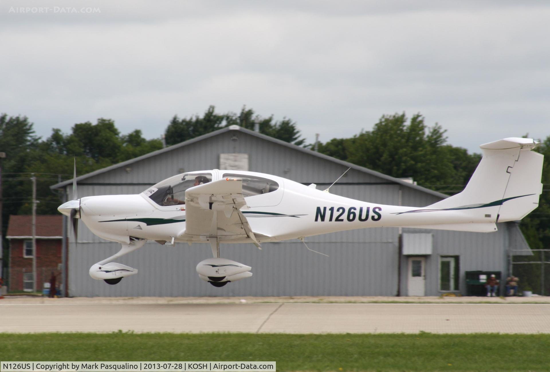 N126US, 2007 Diamond DA-40 Diamond Star C/N 40.826, Diamond DA 40