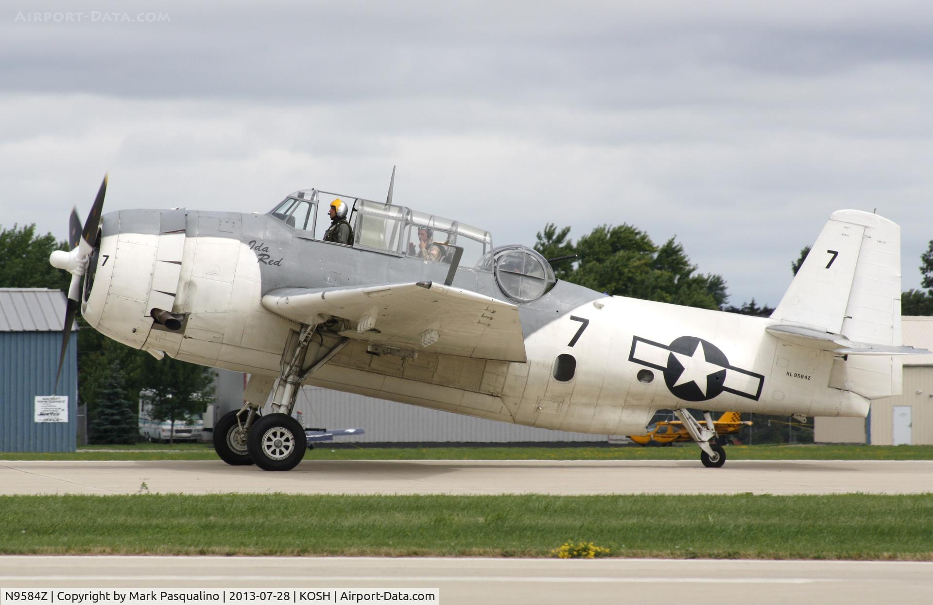 N9584Z, 1945 Grumman TBM-3E Avenger C/N 85882, Grumman TBM-3E