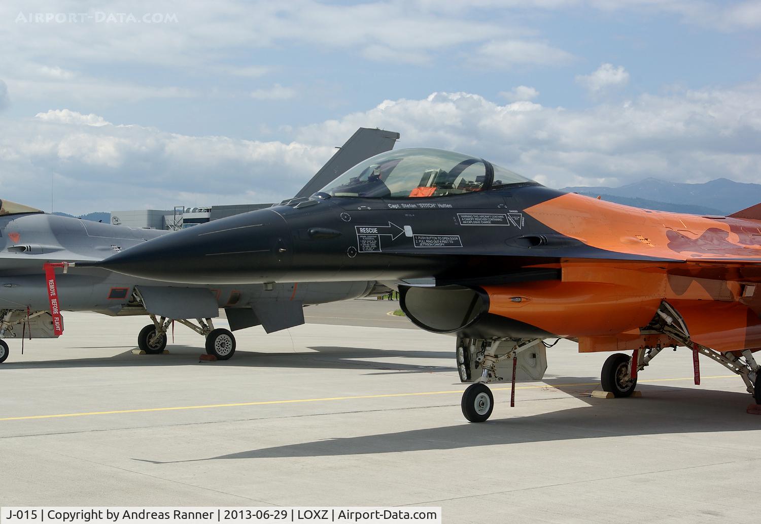 J-015, 1991 Fokker F-16A Fighting Falcon C/N 6D-171, RNLAF F-16