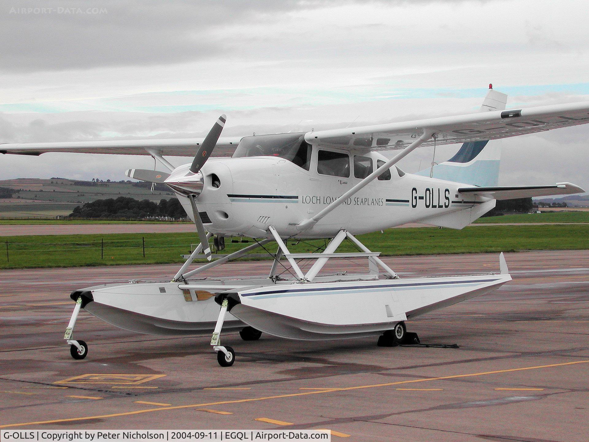 G-OLLS, 2003 Cessna T206H Turbo Stationair C/N T20608401, Cessna Turbo Stationair of Loch Lomond Seaplanes on display at the 2004 RAF Leuchars Airshow.