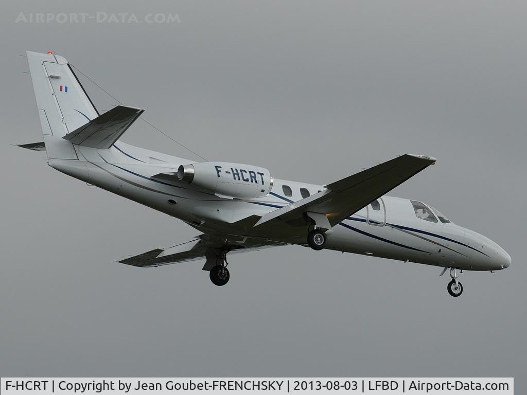 F-HCRT, 1981 Cessna 550 Citation II C/N 550-0257, Airlec landing 23