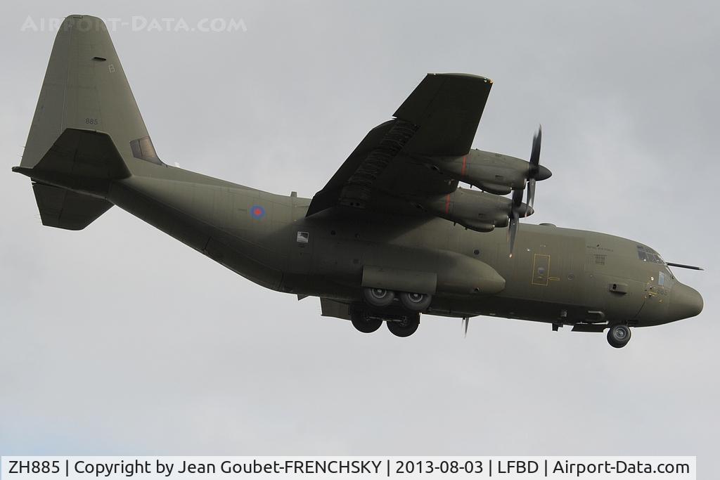 ZH885, 1999 Lockheed Martin C-130J Hercules C.5 C/N 382-5483, ASCOTT 5508 landing 23 from BZZ