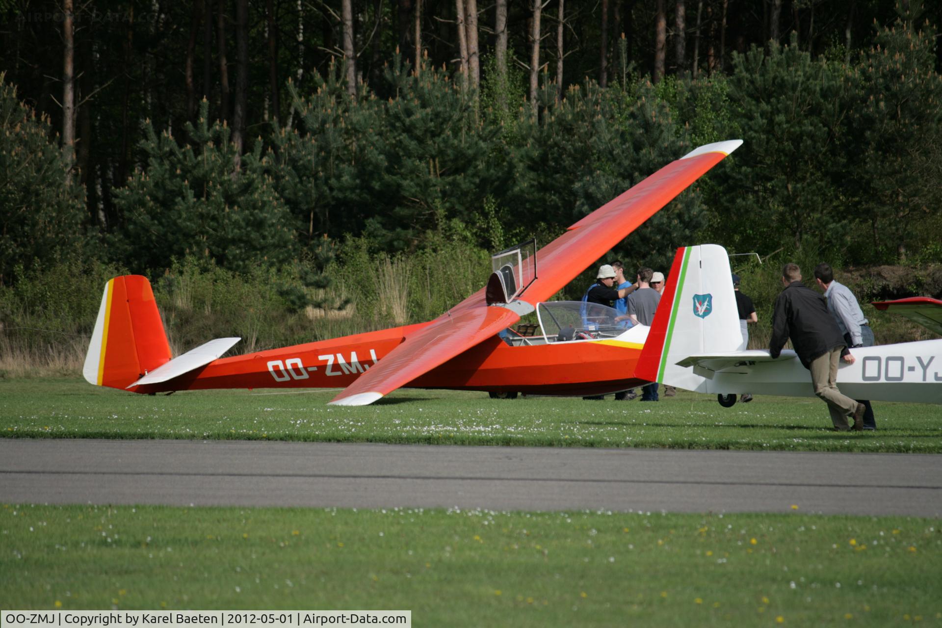 OO-ZMJ, 1959 Schleicher KA-7 Rhonadler C/N 2/59, shot@EBZW