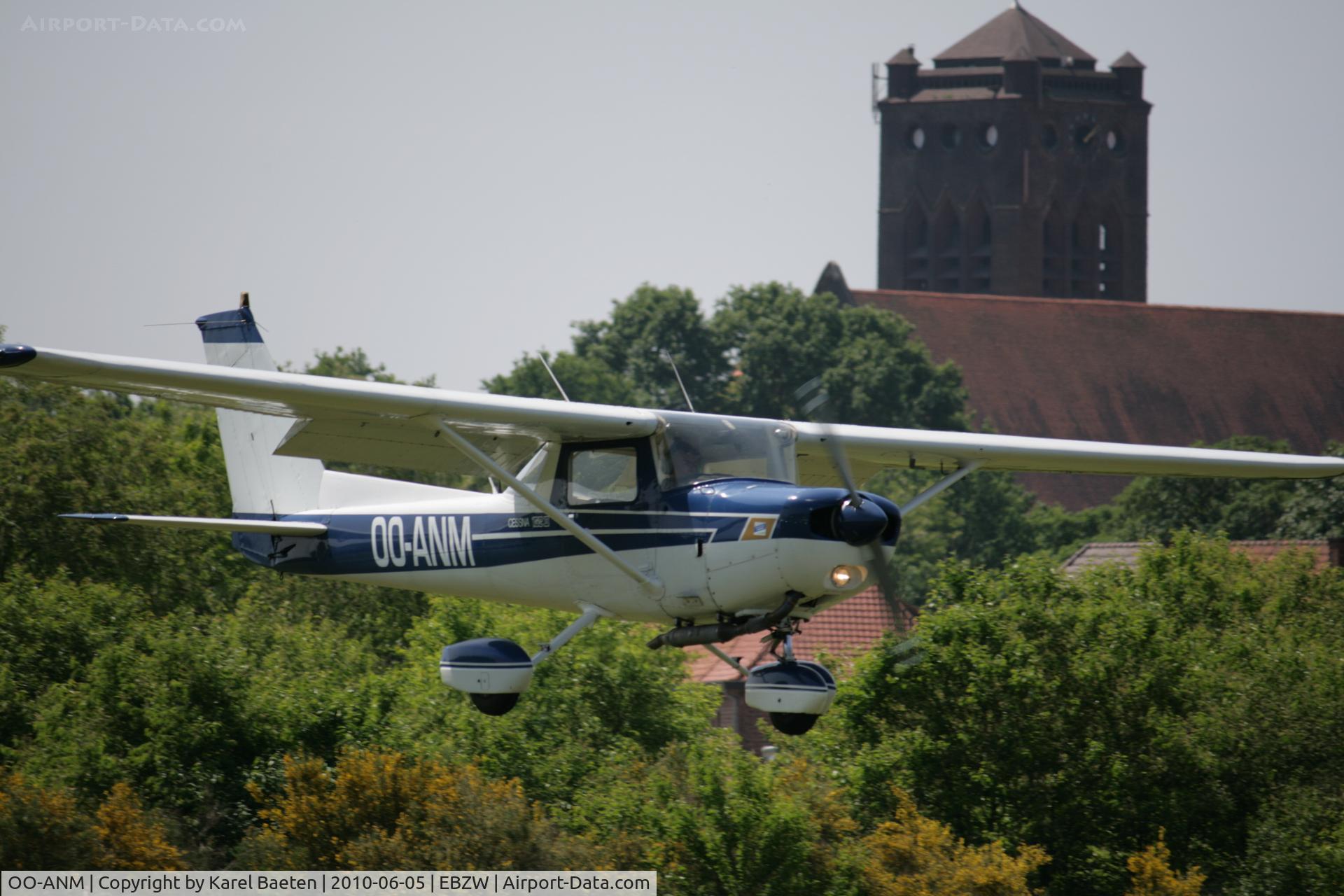 OO-ANM, Cessna 152-II C/N 15281455, shot@EBZW