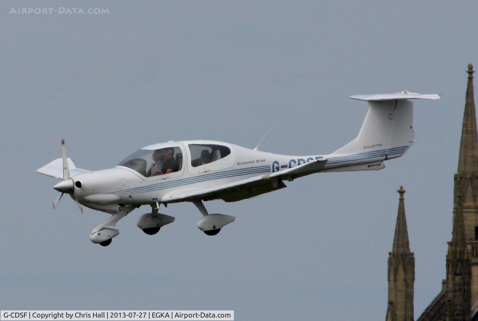 G-CDSF, 2005 Diamond DA-40D Diamond Star C/N D4.190, Flying Time Ltd