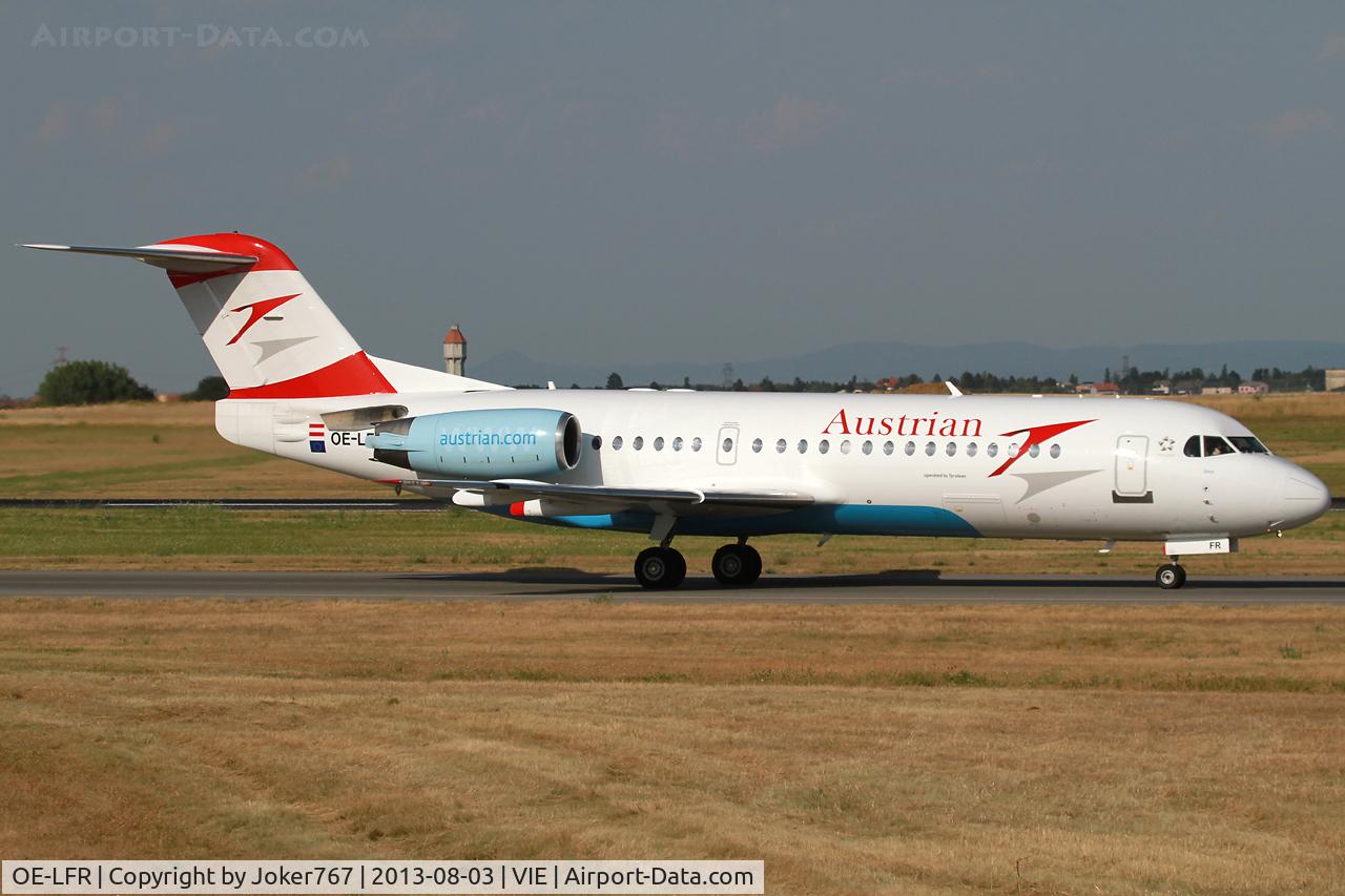 OE-LFR, 1996 Fokker 70 (F-28-0070) C/N 11572, Austrian Airlines