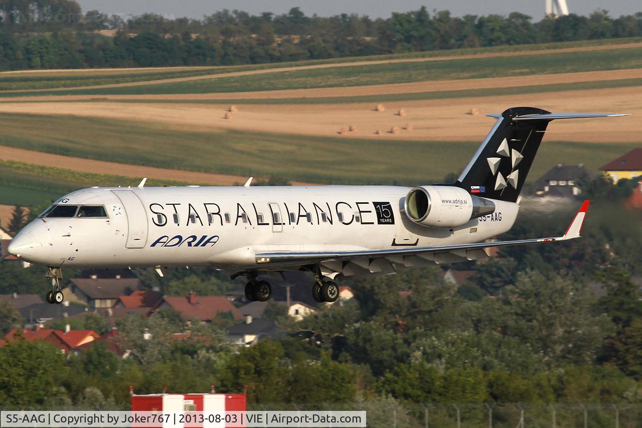 S5-AAG, 2000 Canadair CRJ-200LR (CL-600-2B19) C/N 7384, Adria Airways