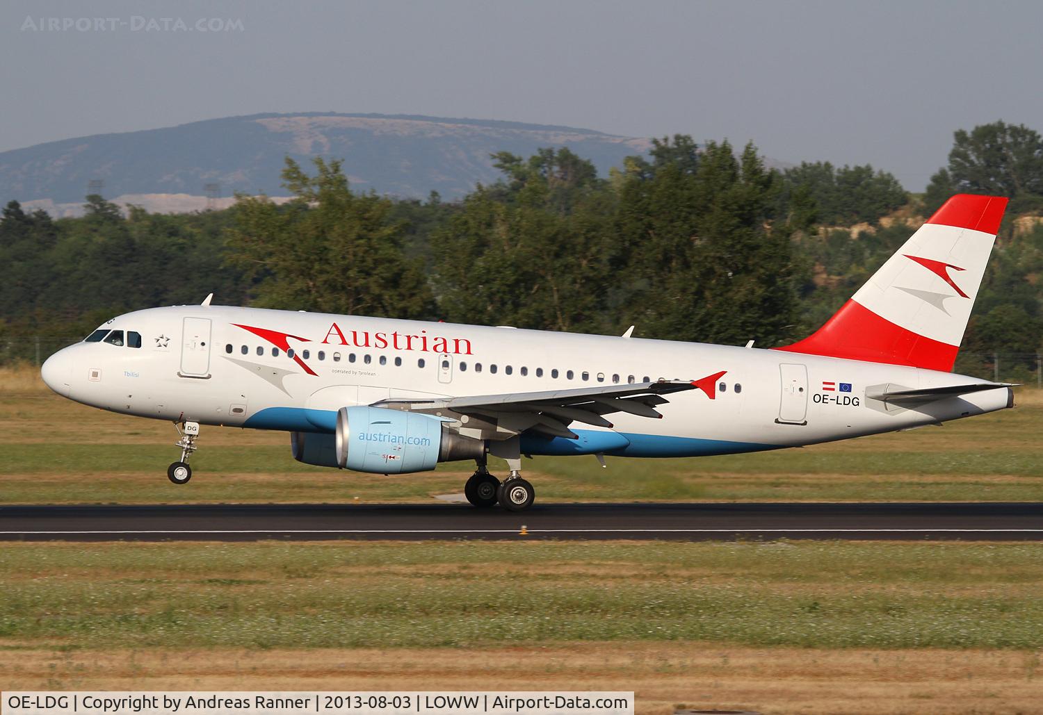 OE-LDG, 2006 Airbus A319-112 C/N 2652, Austrian A319