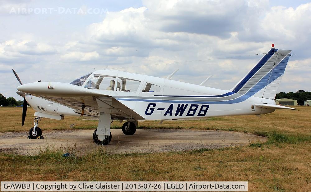 G-AWBB, 1968 Piper PA-28R-180 Cherokee Arrow C/N 28R-30552, Originally owned to, HWB Knitwear in February 1969 and
currently in private hands in July 2007