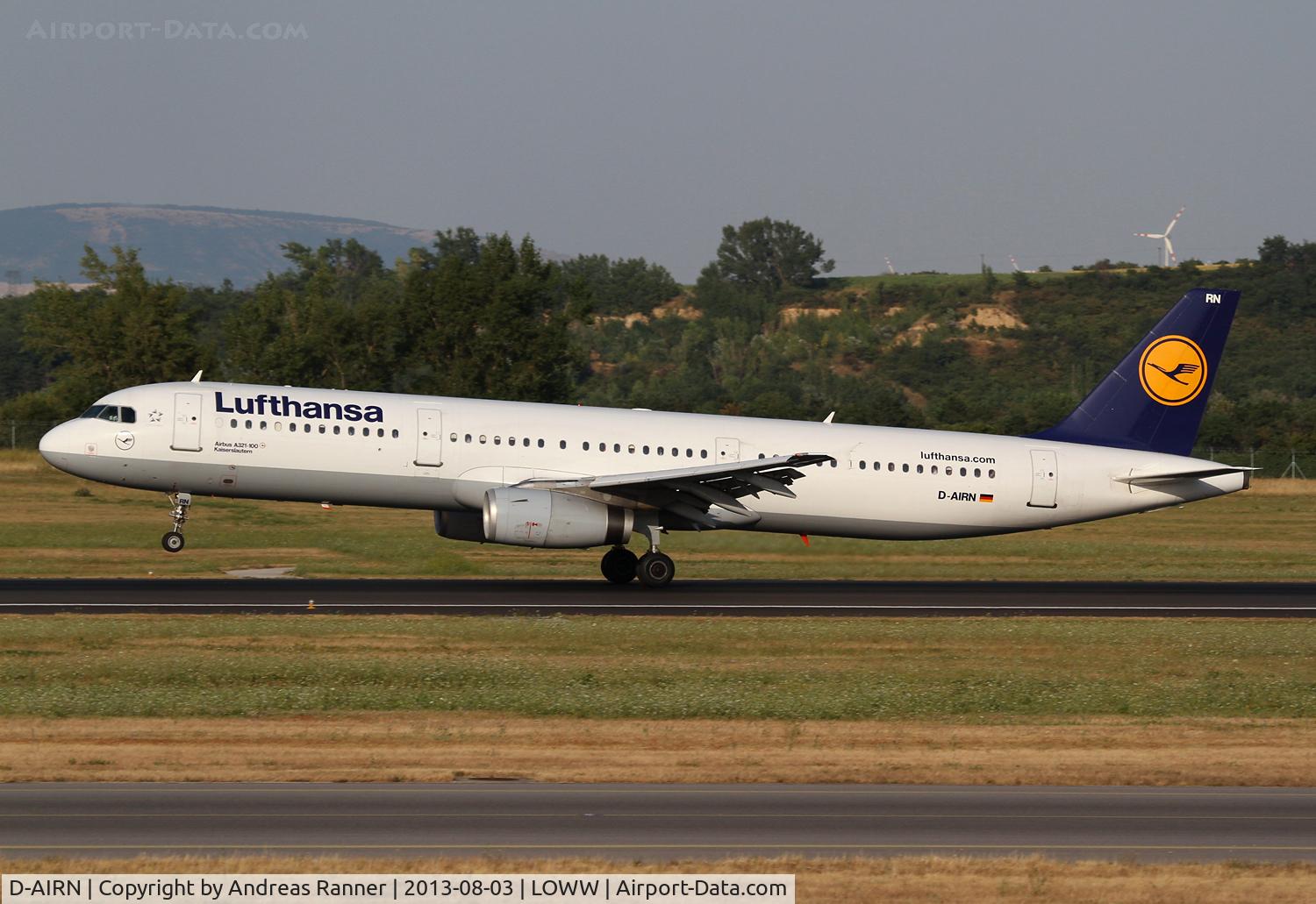 D-AIRN, 1995 Airbus A321-131 C/N 0560, Lufthansa A321