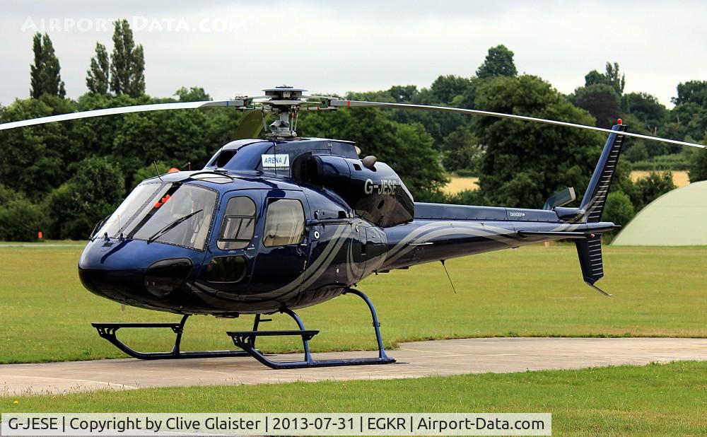 G-JESE, 1990 Aerospatiale AS-355F-2 Ecureuil 2 C/N 5169, Ex: N57976 > VR-CCM > SX-HNP > G-BYKH > G-EMHH > G-JESE - Originally owned to, Alan Mann Helicopters Ltd in July 1999 as G-BYKH and currently with, Arena Aviation Ltd since August 2010 as G-JESE.