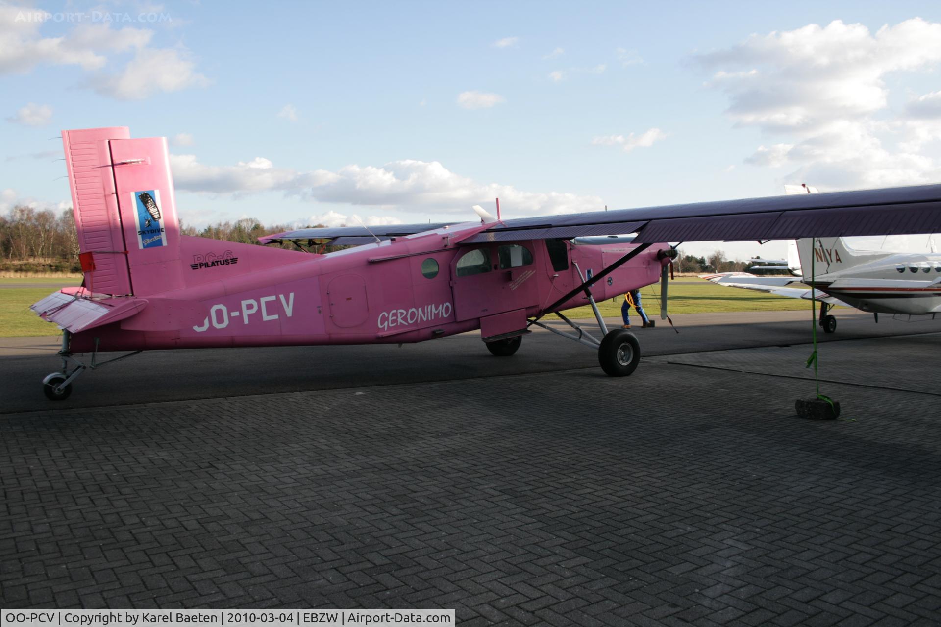 OO-PCV, 1992 Pilatus PC-6/B2-H4 Turbo Porter C/N 882, former paracarrier@EBZW