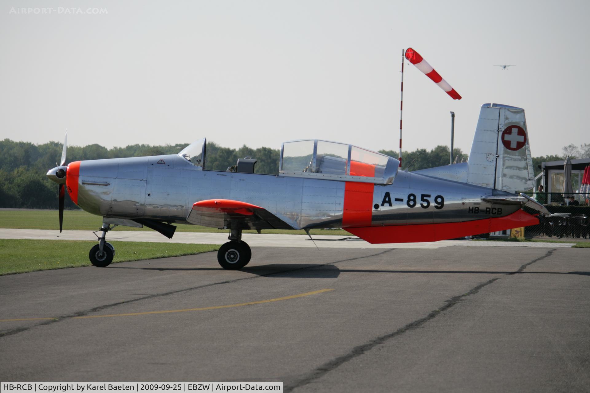 HB-RCB, 1959 Pilatus P3-05 C/N 497-46, former Swiss Airforce