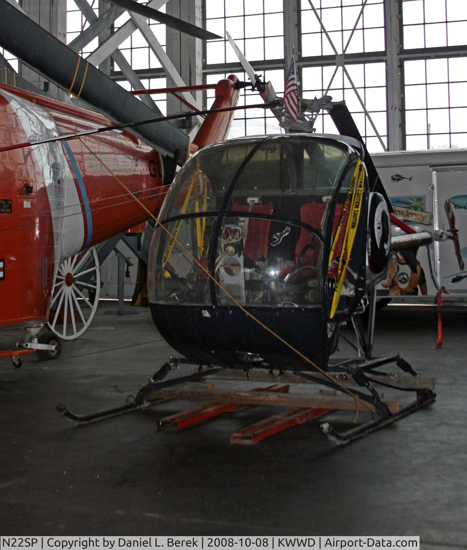 N22SP, 1959 Hiller OH-23D Raven C/N 1214, Nice display at the fabulous Naval Air Station Wildwood Aviation Museum.
