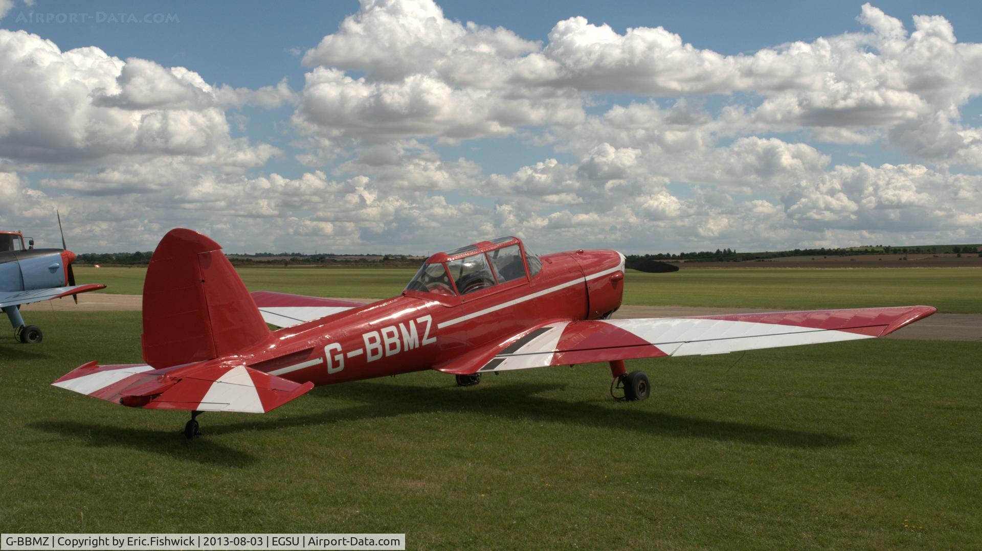 G-BBMZ, 1950 De Havilland DHC-1 Chipmunk T.10 C/N C1/0563, 2. G-BBMZ visiting Duxford Airfield.