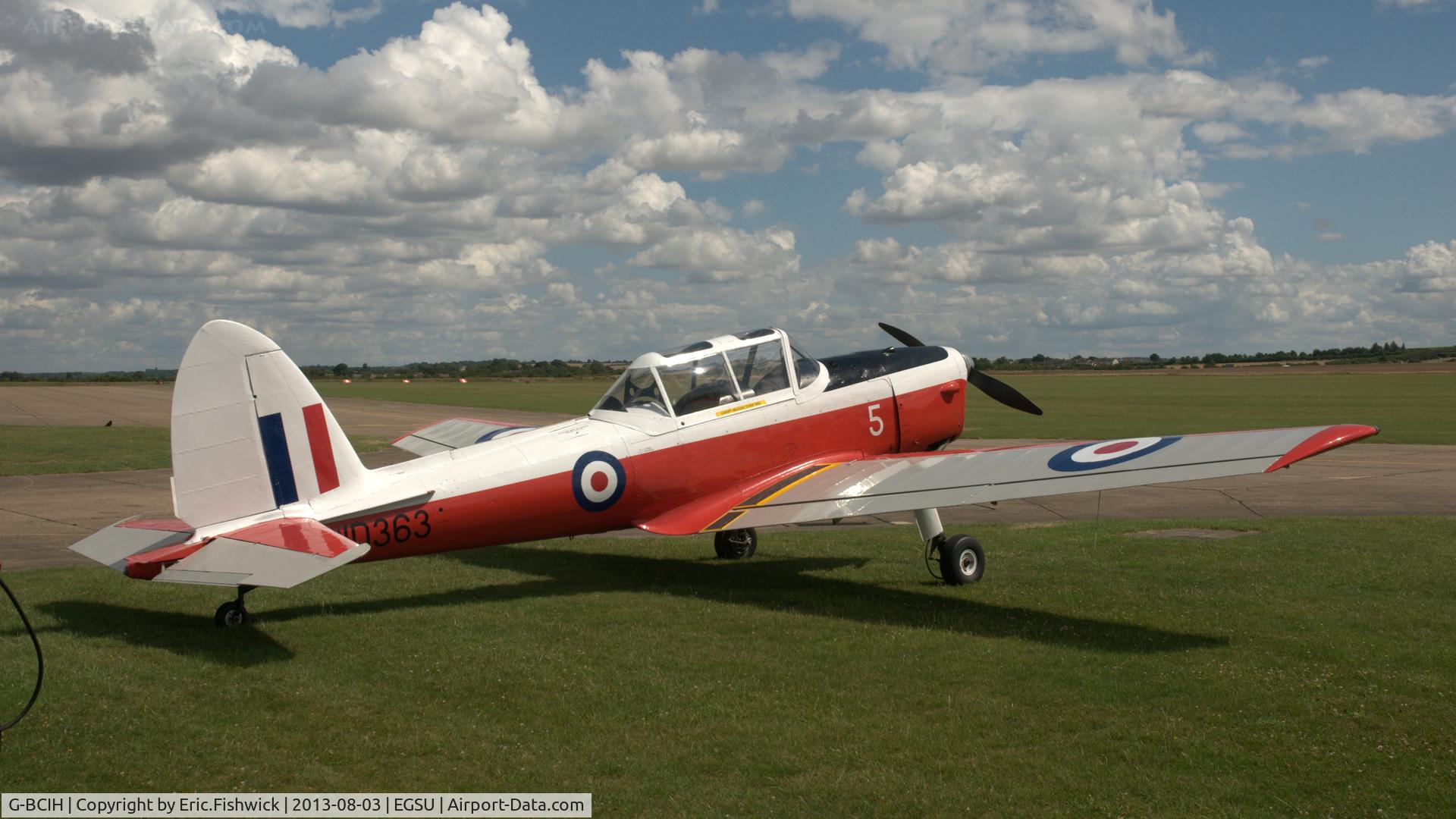G-BCIH, 1951 De Havilland DHC-1 Chipmunk 22 C/N C1/0304, 1. WD363 visiting Duxford Airfield.