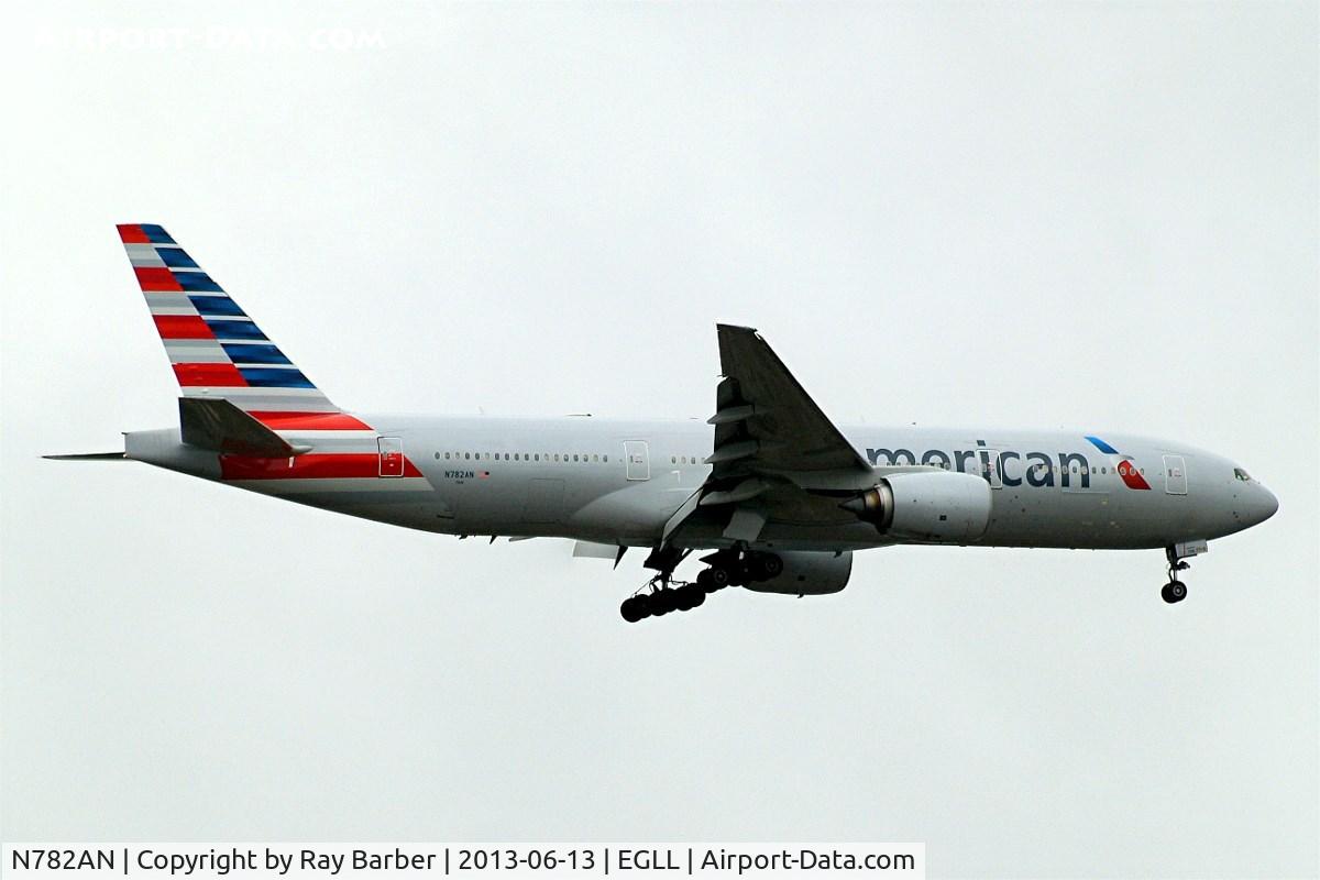 N782AN, 2000 Boeing 777-223 C/N 30003, Boeing 777-223ER [30003] (American Airlines) Home~G 13/06/2013.  On approach 27L.