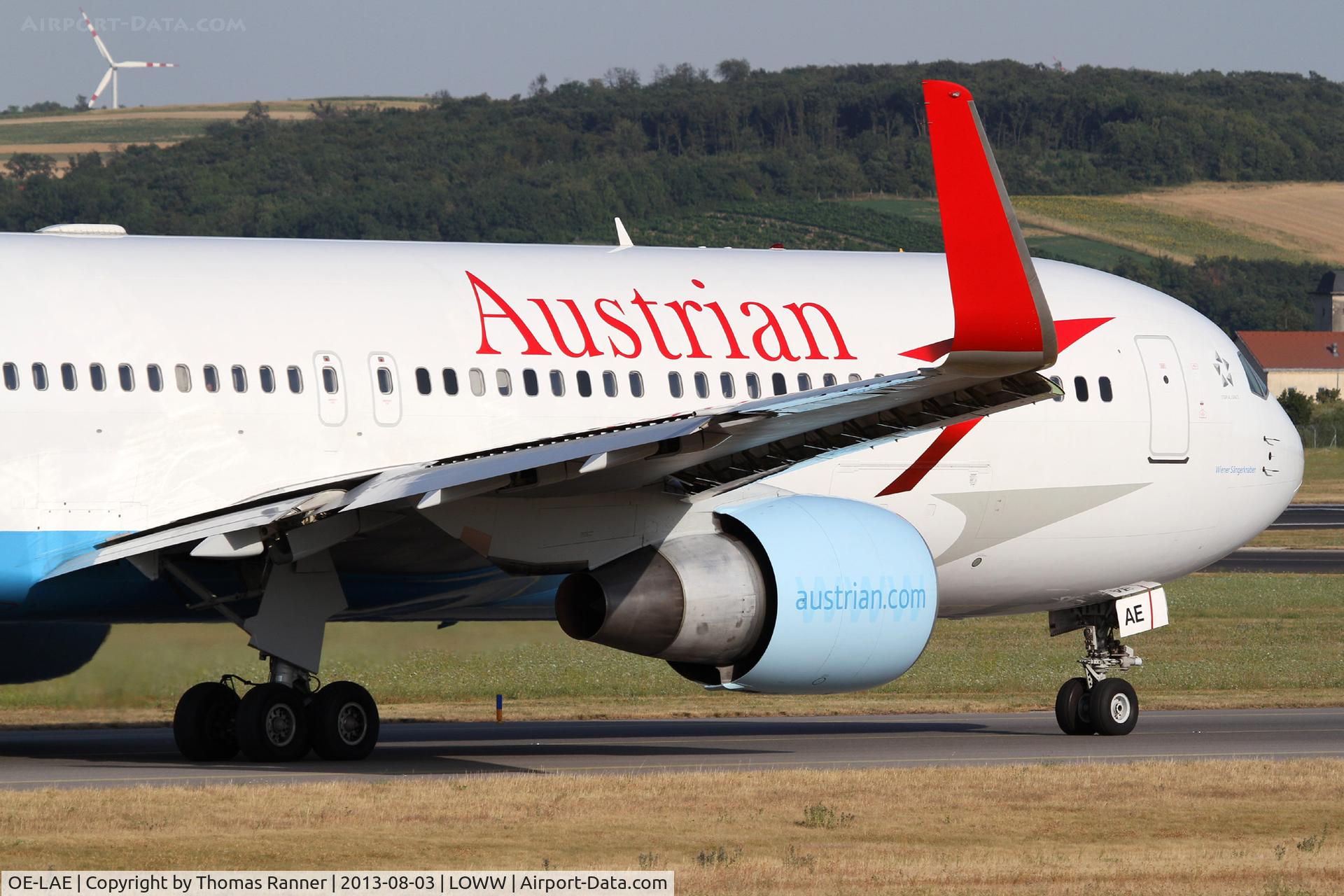 OE-LAE, 2000 Boeing 767-3Z9/ER C/N 30383, Austrian B767
