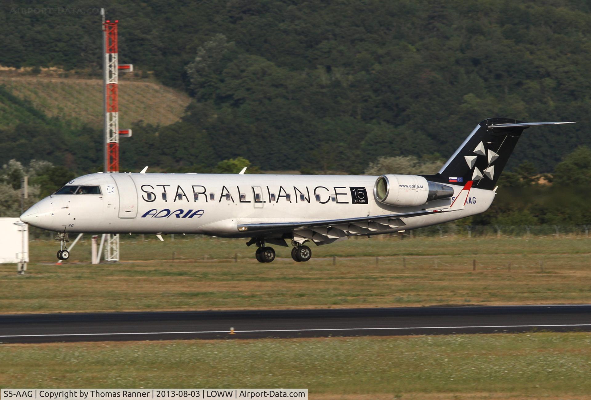 S5-AAG, 2000 Canadair CRJ-200LR (CL-600-2B19) C/N 7384, Adria CRJ200