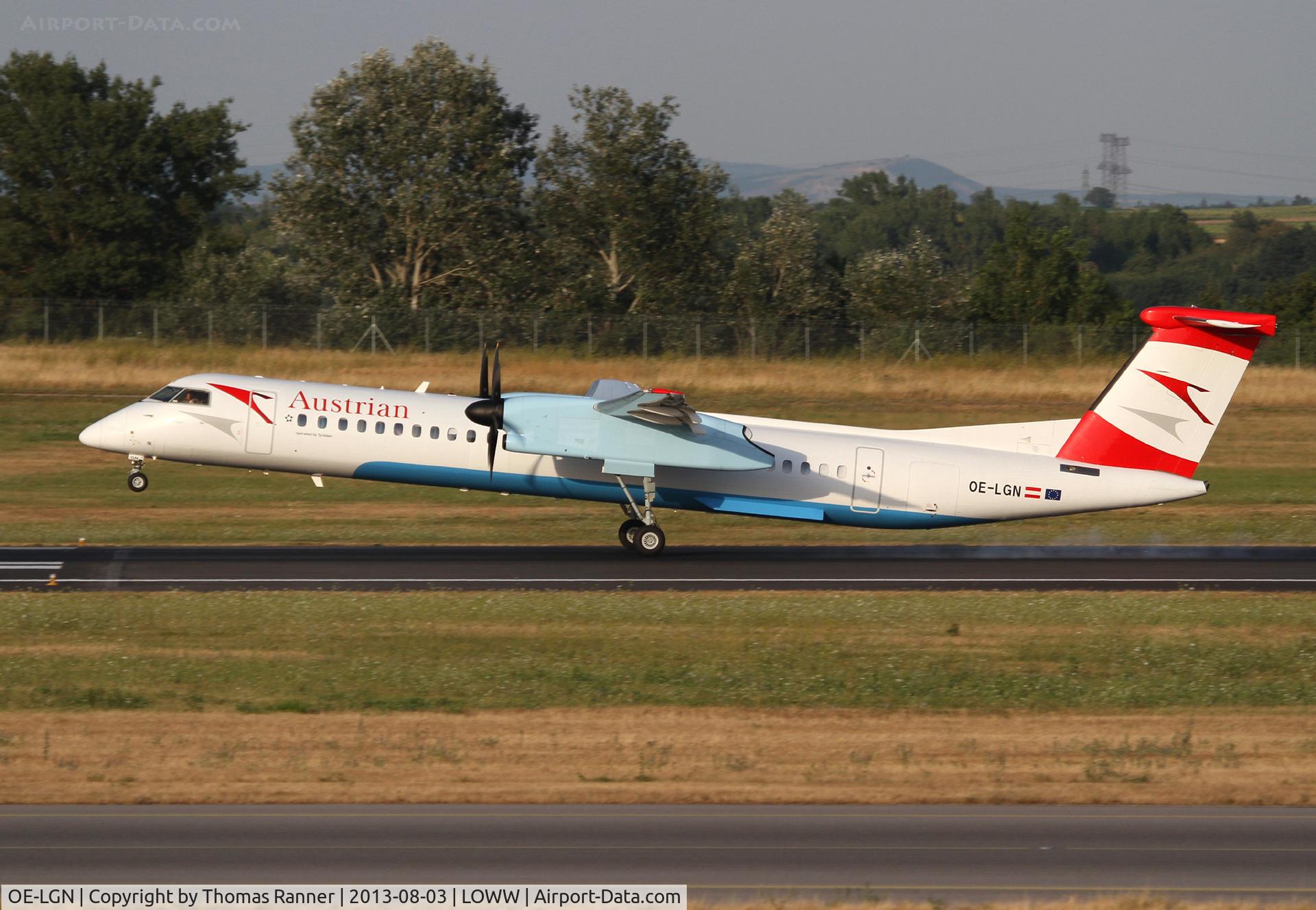 OE-LGN, 2010 De Havilland Canada DHC-8-402Q Dash 8 C/N 4326, Austrian DHC8