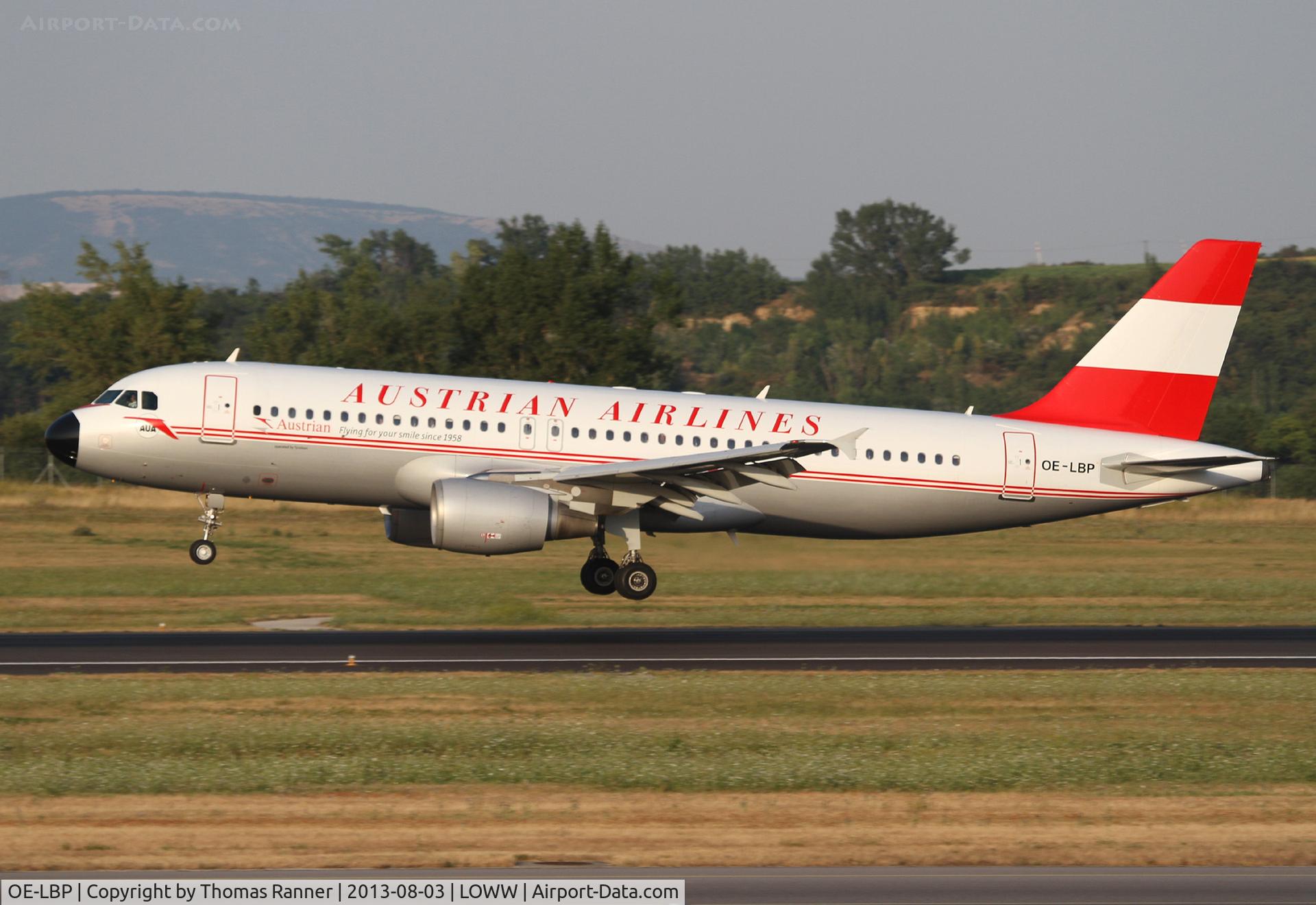 OE-LBP, 1998 Airbus A320-214 C/N 797, Austrian A320
