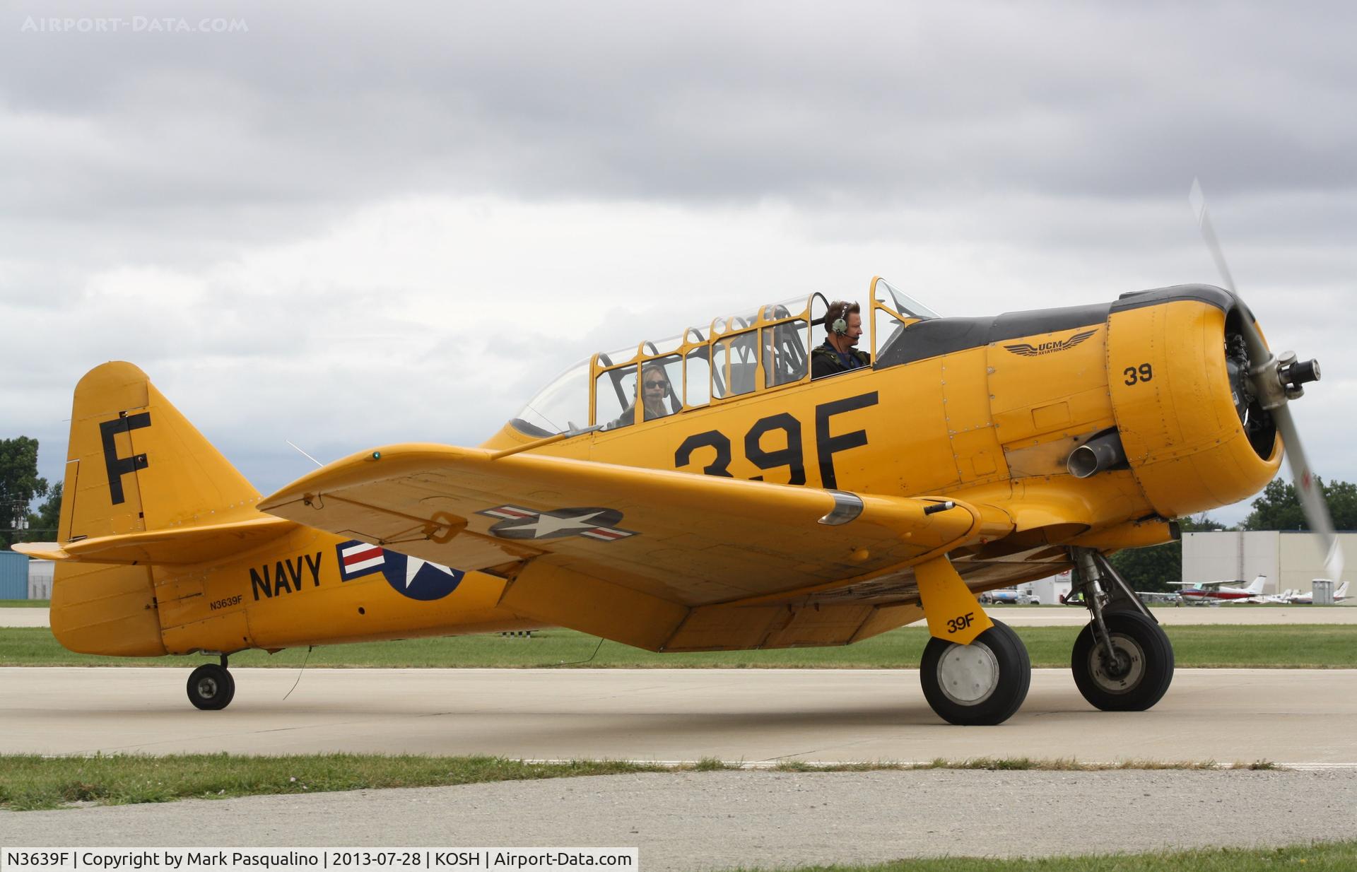 N3639F, North American SNJ-6 Texan C/N 121-43111, North American SNJ-6