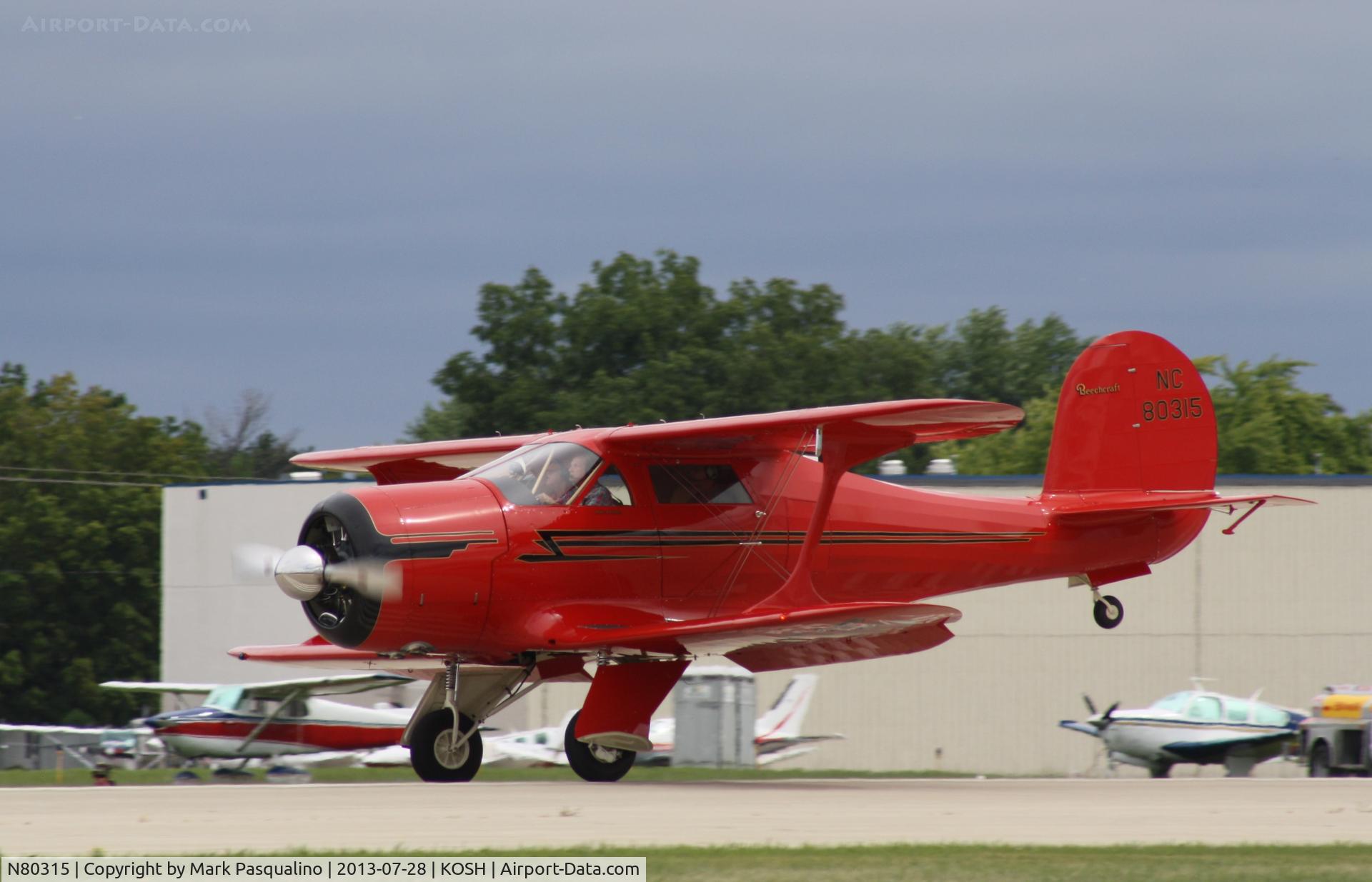 N80315, 1947 Beech G17S C/N B-14, Beech G17S
