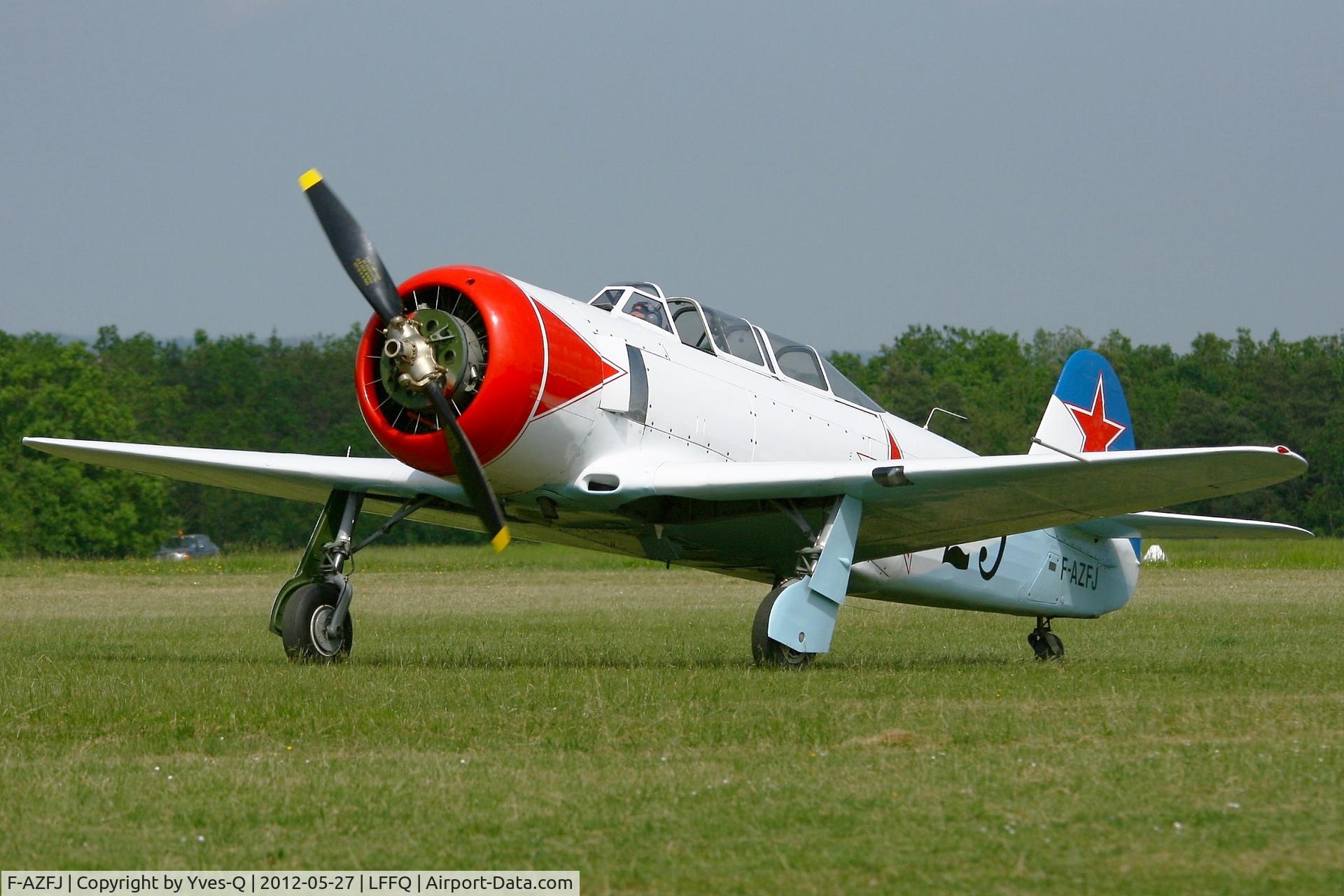 F-AZFJ, Yakovlev Yak-11 C/N 25 III/02, Yakovlev Yak-11, La Ferté-Alais Airfield (LFFQ)