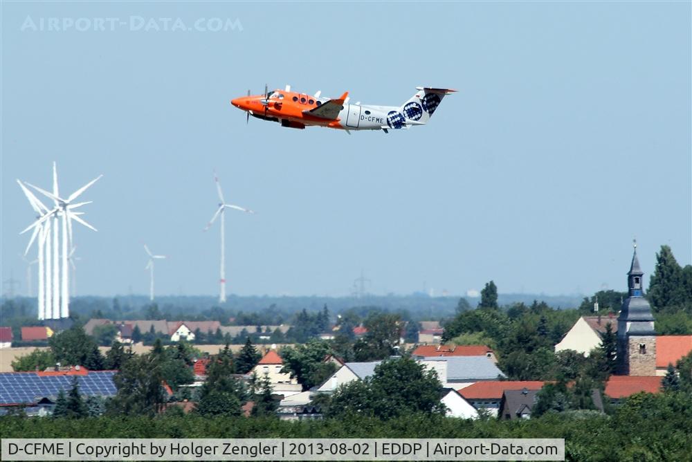 D-CFME, 2009 Hawker Beechcraft 350 King Air (B300) C/N FL-627, Calibration flight is on its way for a new task....