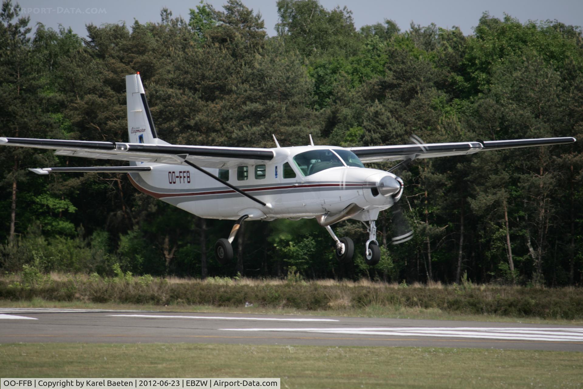 OO-FFB, 2000 Cessna 208B Super Cargomaster C/N 208B0834, Back from droppingzone@EBZW
