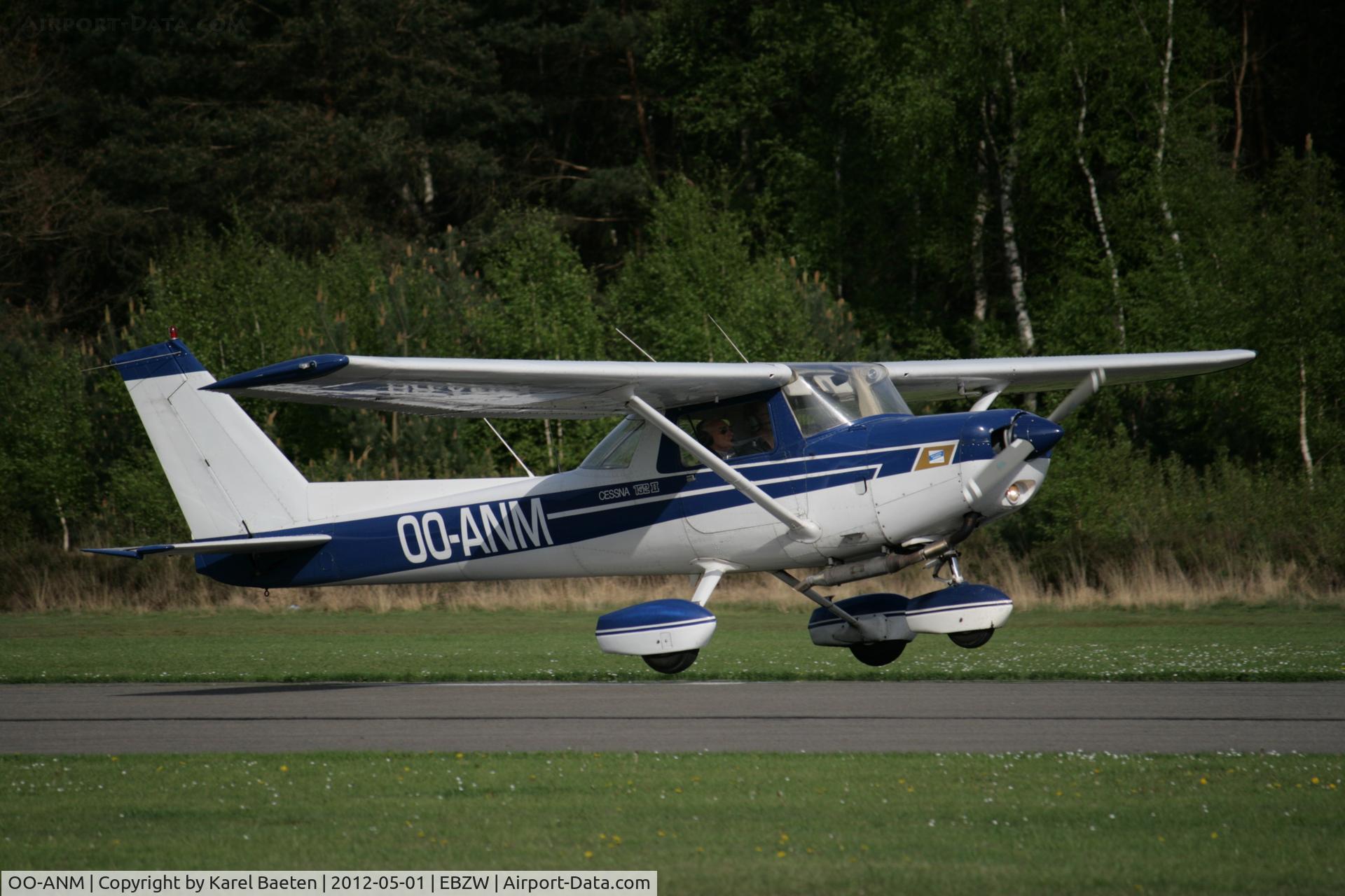 OO-ANM, Cessna 152-II C/N 15281455, shot@EBZW