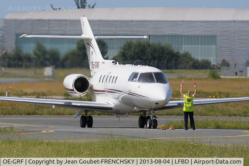 OE-GRF, 2006 Raytheon Hawker 850XP C/N 258813, Airlines Management parking Lima