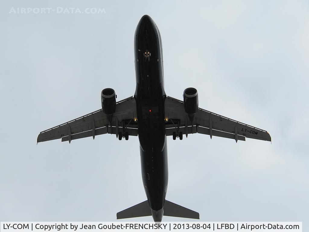 LY-COM, 1995 Airbus A320-212 C/N 528, DAH1192 landing 23