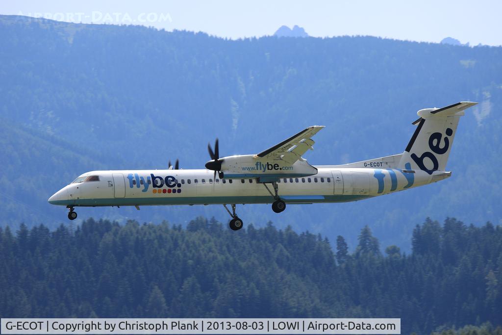 G-ECOT, 2009 De Havilland Canada DHC-8-402Q Dash 8 C/N 4251, from Leeds Bradford