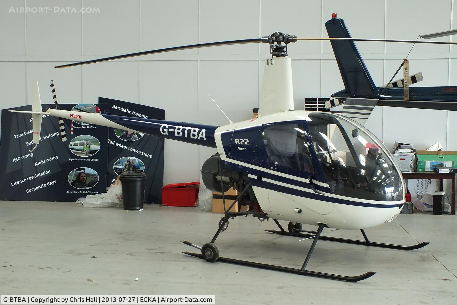 G-BTBA, 1991 Robinson R22 Beta C/N 1717, Patriot Flight Training Ltd