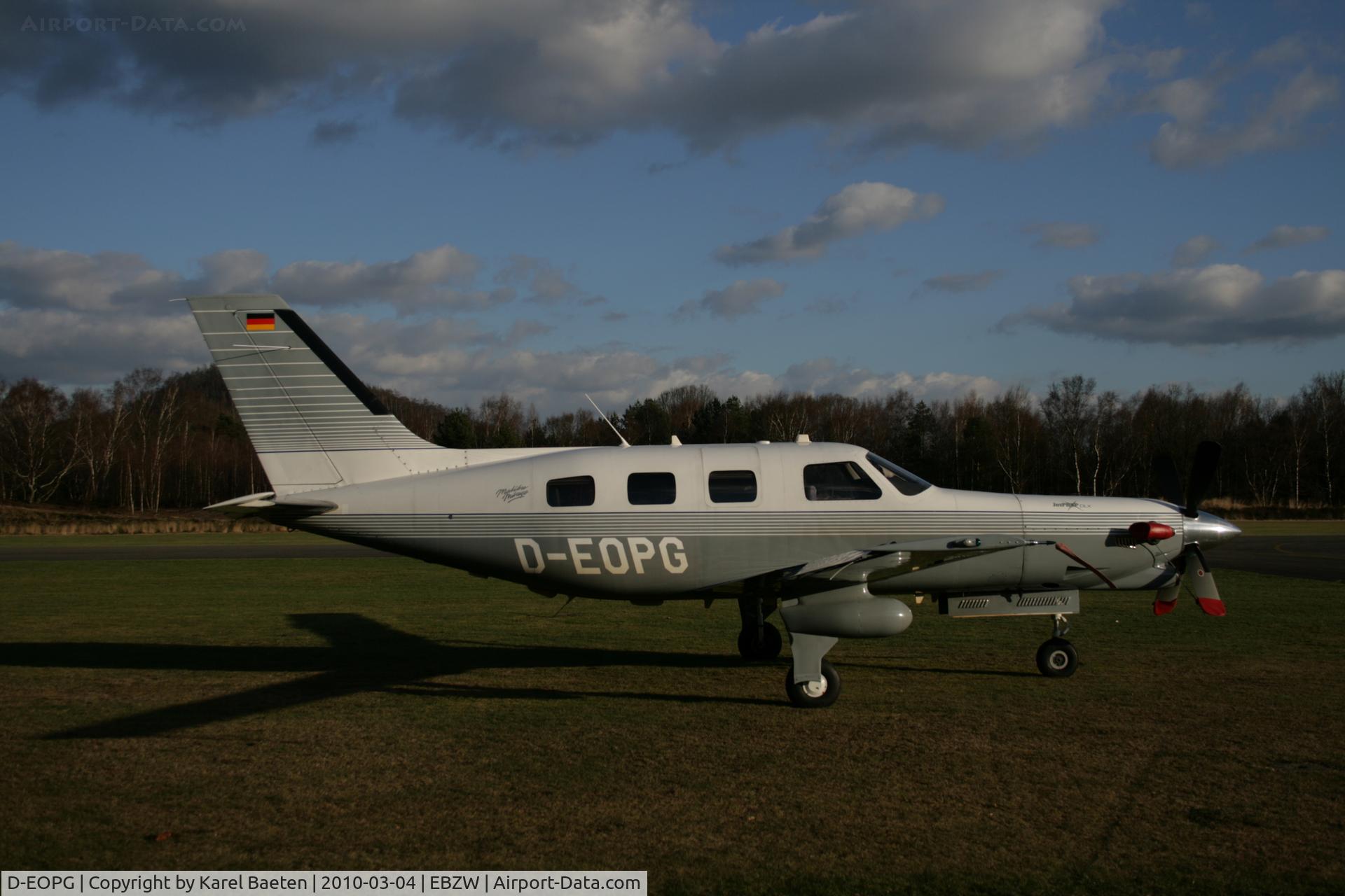 D-EOPG, 1989 Piper PA-46-350P Malibu Mirage Malibu Mirage C/N 4622064, maintenance@EBZW