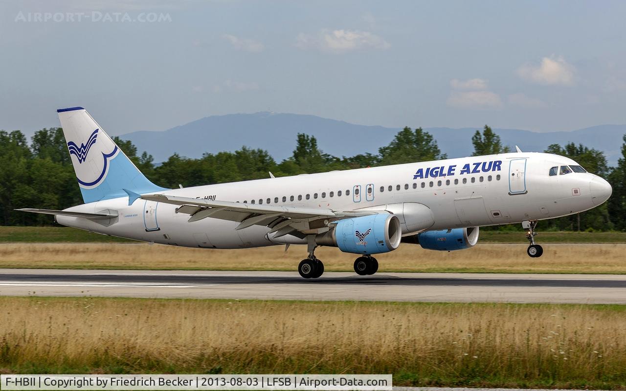 F-HBII, 2009 Airbus A320-214 C/N 3852, moments prior touchdown