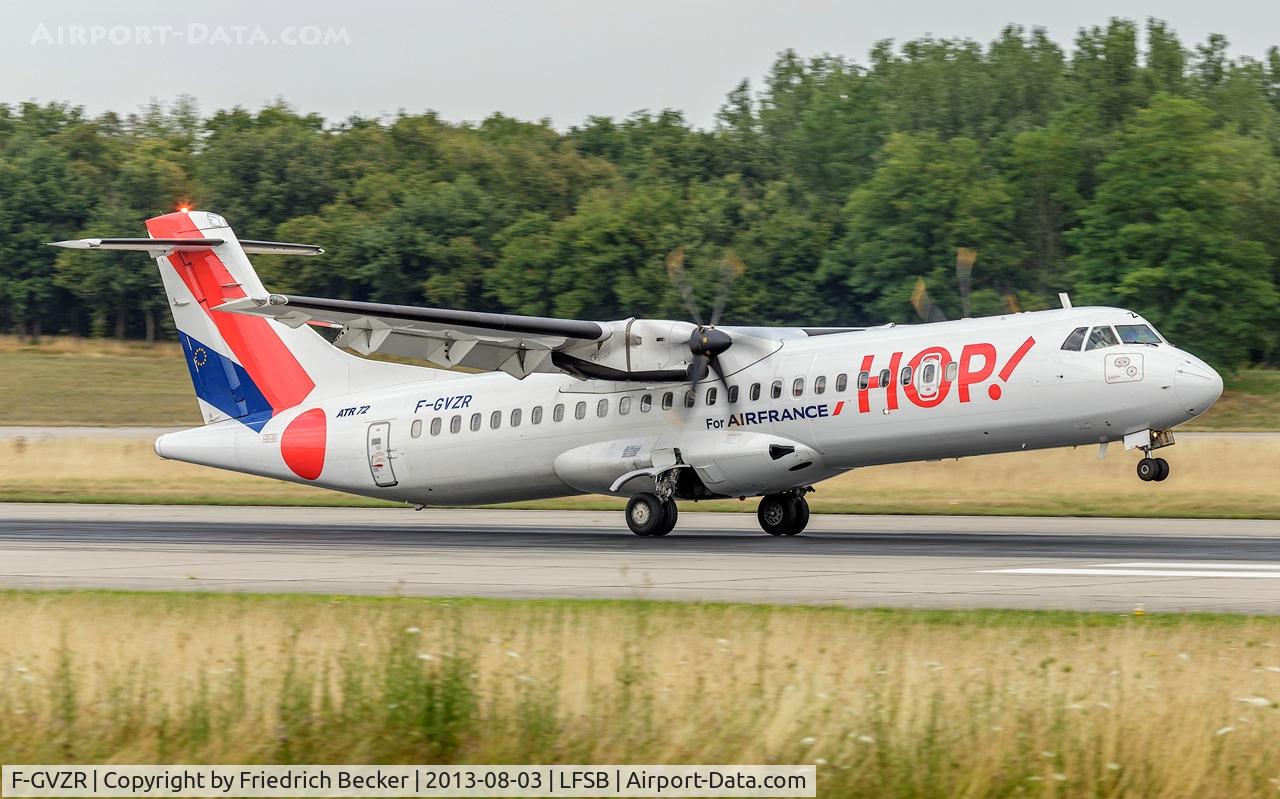 F-GVZR, 1997 ATR 72-212A C/N 498, touchdown