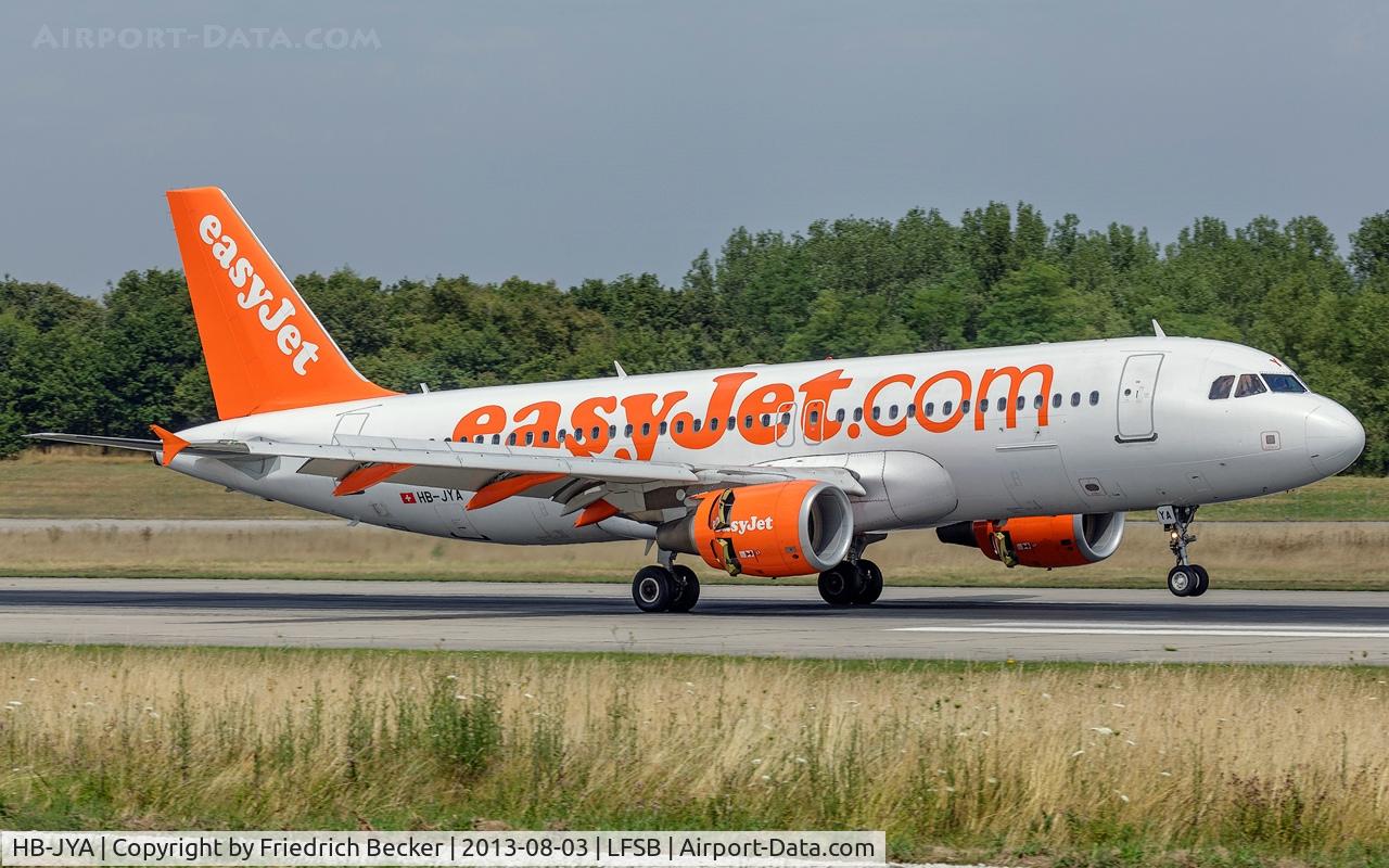 HB-JYA, 2010 Airbus A320-214 C/N 4250, touchdown