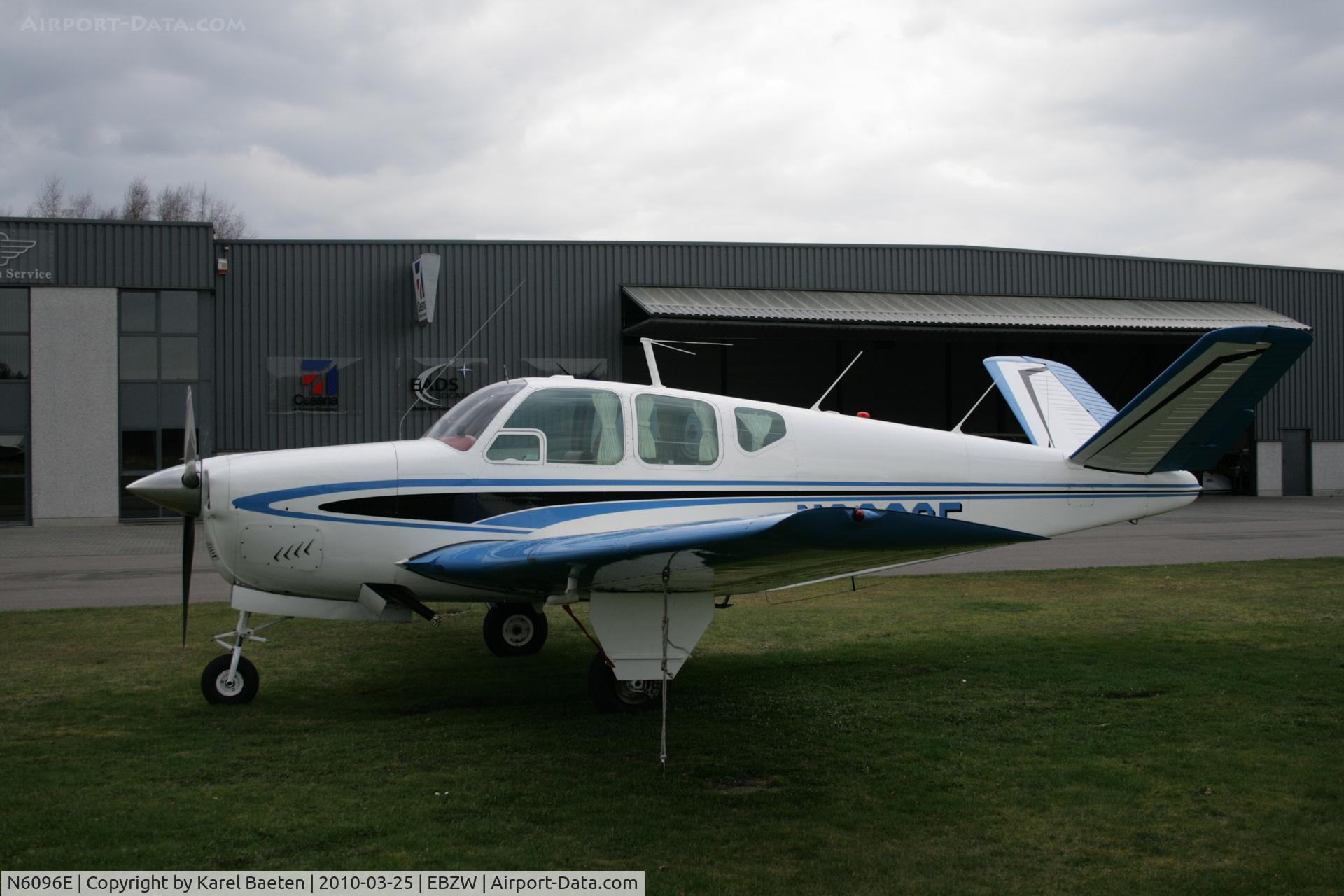 N6096E, 1959 Beech K35 Bonanza C/N D-6036, maintenance@EBZW
