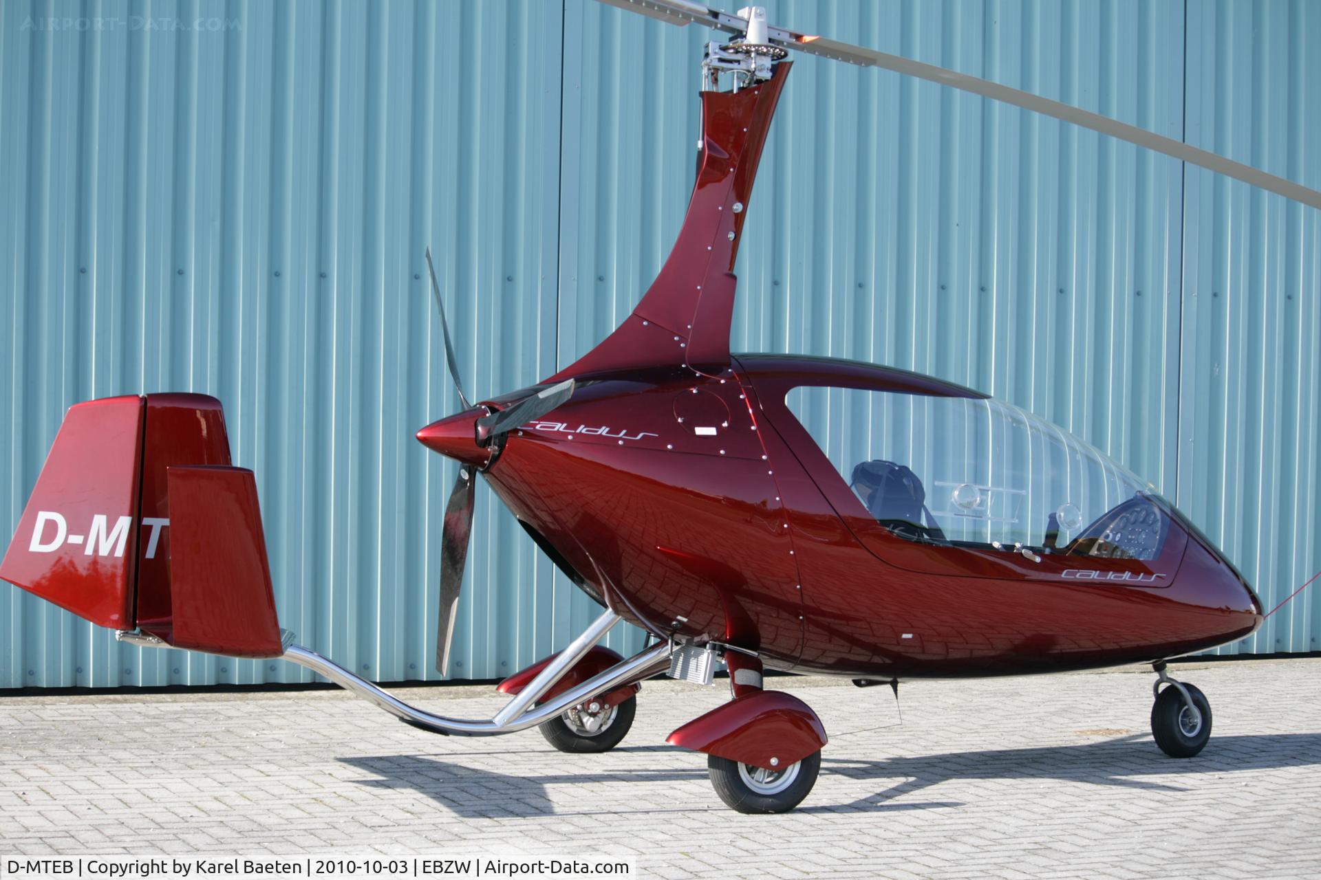 D-MTEB, AutoGyro Calidus C/N Not found D-MTEB, Calidus autogyro Toon Jacobs@EBZW
