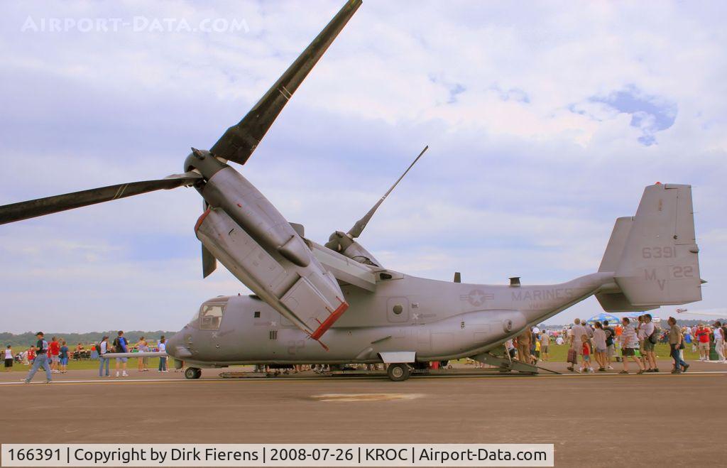 166391, Bell-Boeing MV-22B Osprey C/N D0058, Static display at the Rochester Air Show.