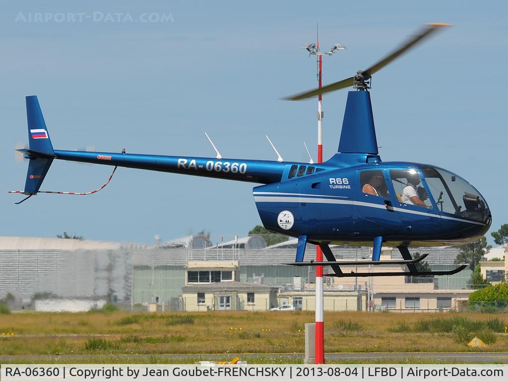RA-06360, 2012 Robinson R66 Turbine C/N 0168, landing Lima