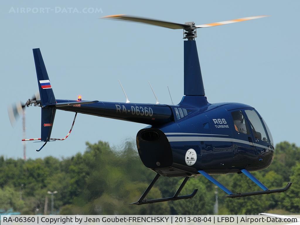 RA-06360, 2012 Robinson R66 Turbine C/N 0168, landing Lima
