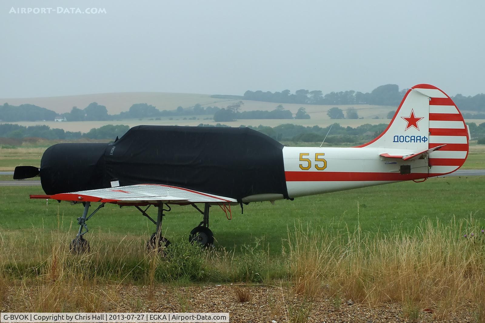 G-BVOK, 1991 Yakovlev (Aerostar) Yak-52 C/N 9111505, Trans Holdings Ltd