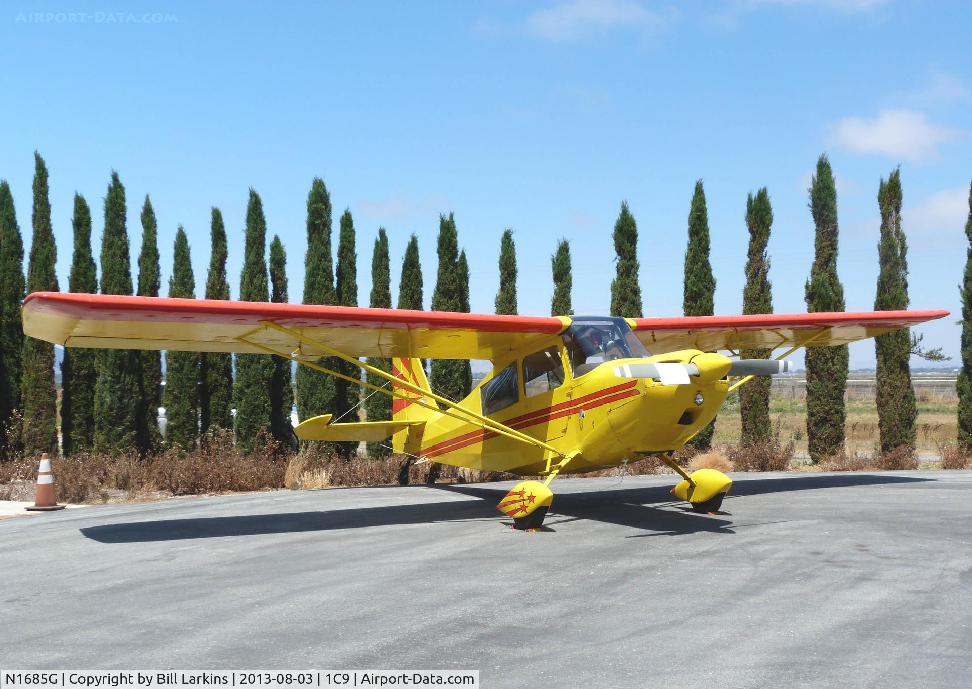 N1685G, 1968 Champion 7GCAA Citabria C/N 194, With a beautiful and unusual airport background.
