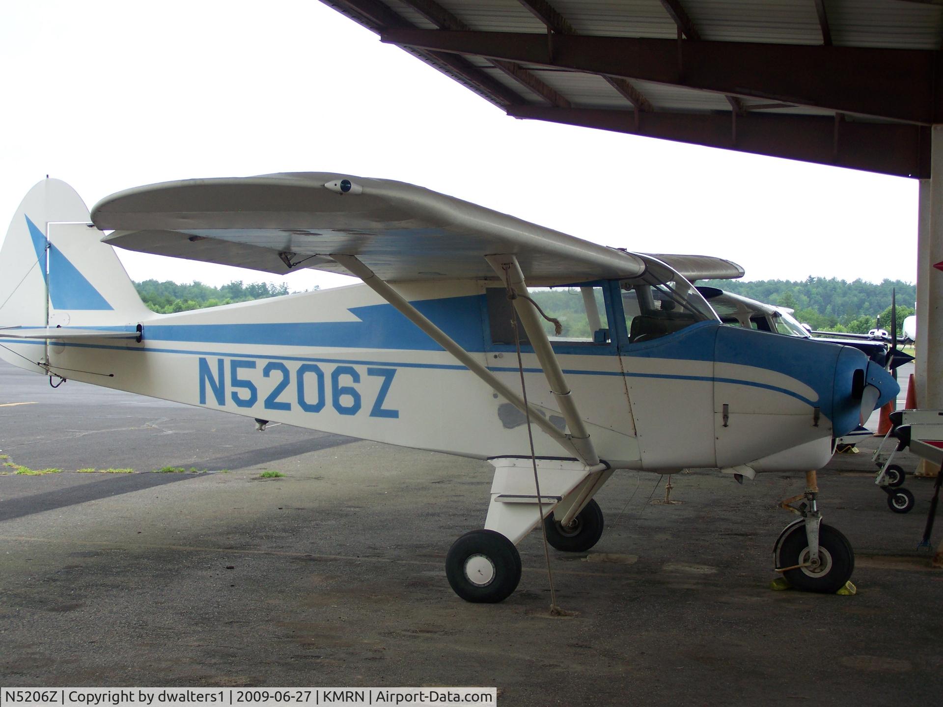 N5206Z, 1961 Piper PA-22-108 Colt C/N 22-8876, Taken at KMRN