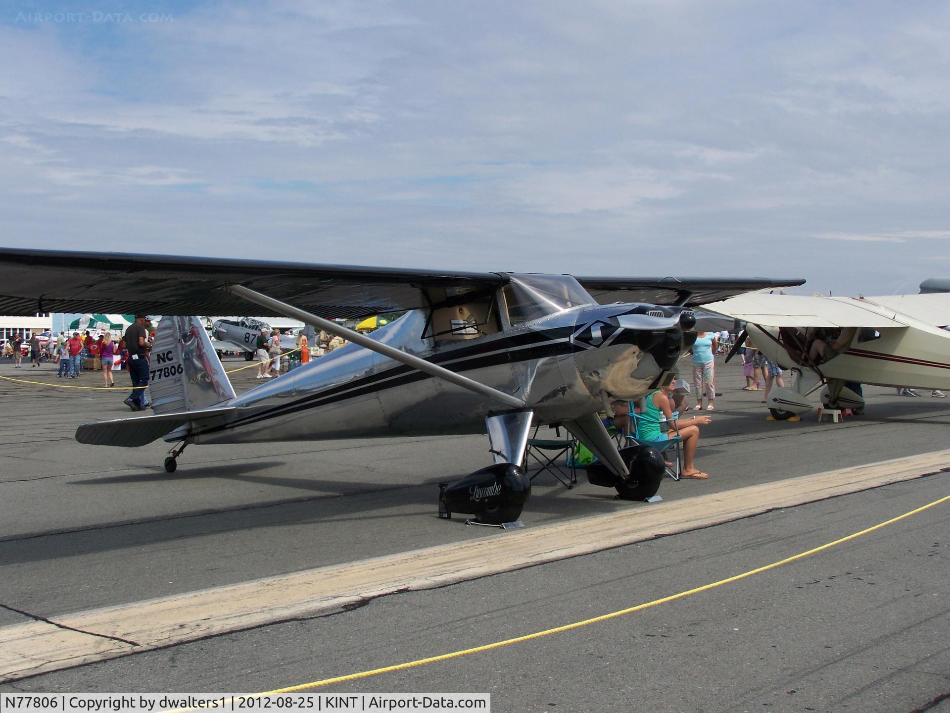 N77806, 1946 Luscombe 8A C/N 3533, 2009 Winston-Salem Airshow