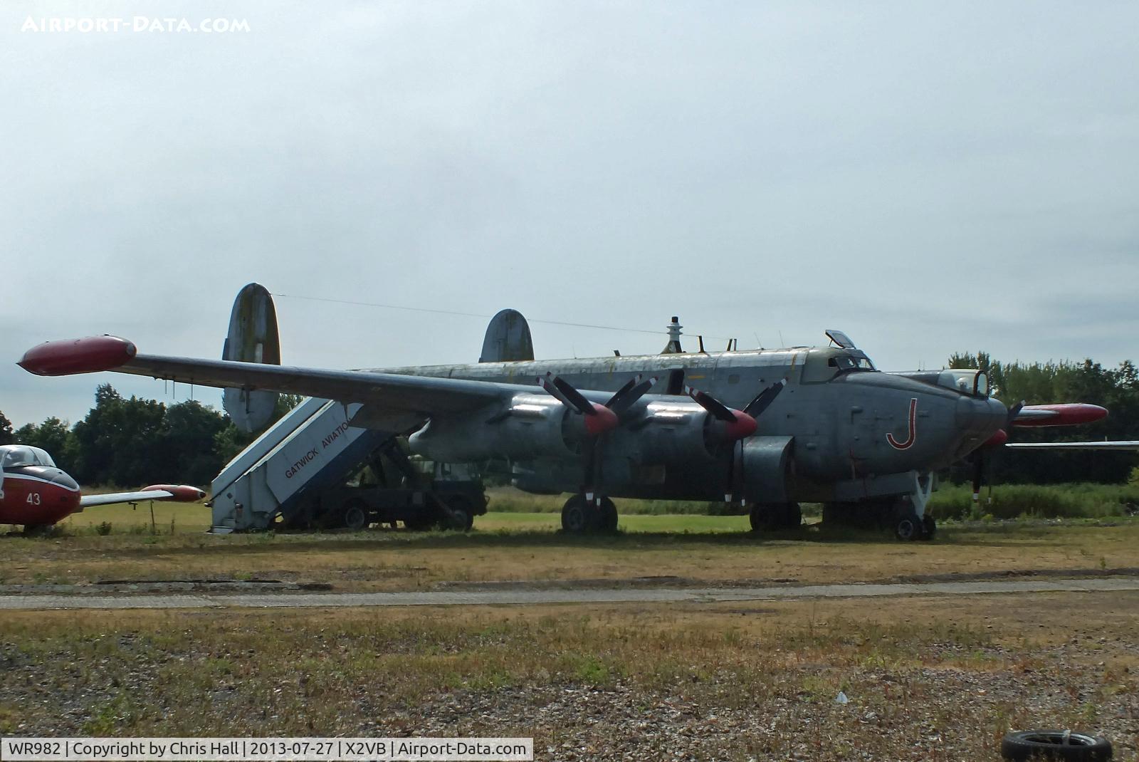 WR982, 1958 Avro 716 Shackleton MR.3/3 C/N 8106M, displayed at the Gatwick Aviation Museum