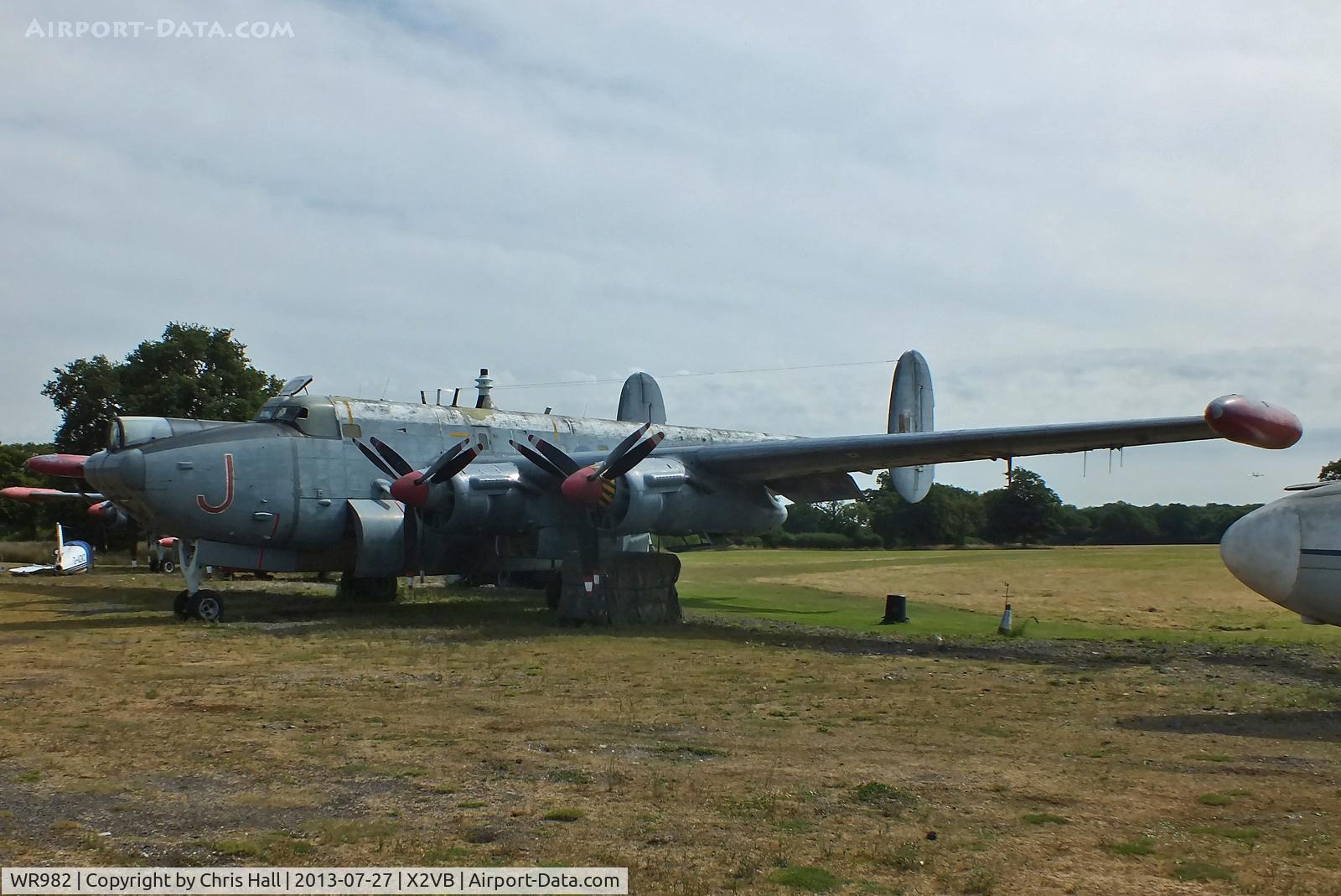 WR982, 1958 Avro 716 Shackleton MR.3/3 C/N 8106M, displayed at the Gatwick Aviation Museum